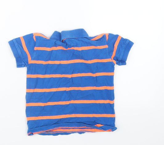 NEXT Boys Blue Striped  Basic Polo Size 2-3 Years