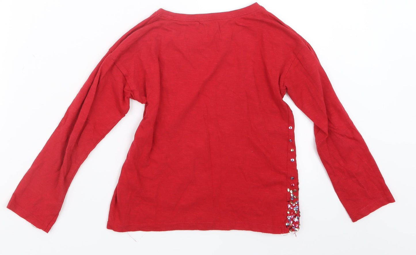 NEXT Girls Red   Basic T-Shirt Size 5 Years
