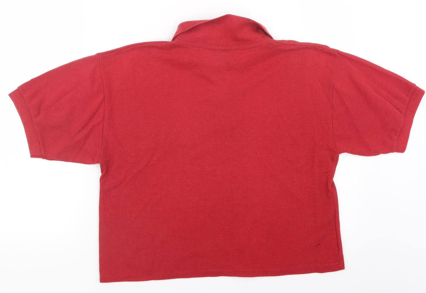 Country Wear Womens Red   Basic Polo Size S