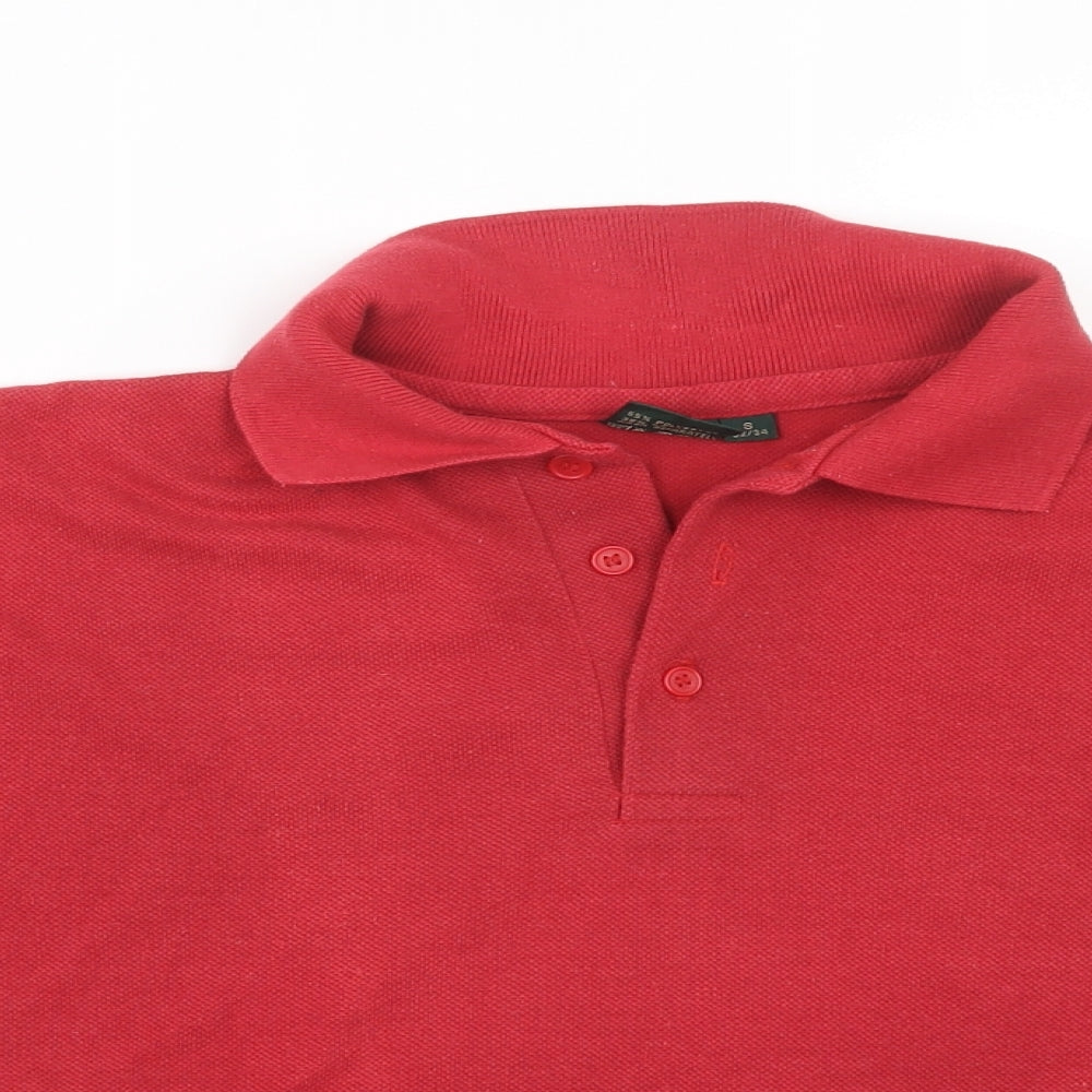 Country Wear Womens Red   Basic Polo Size S