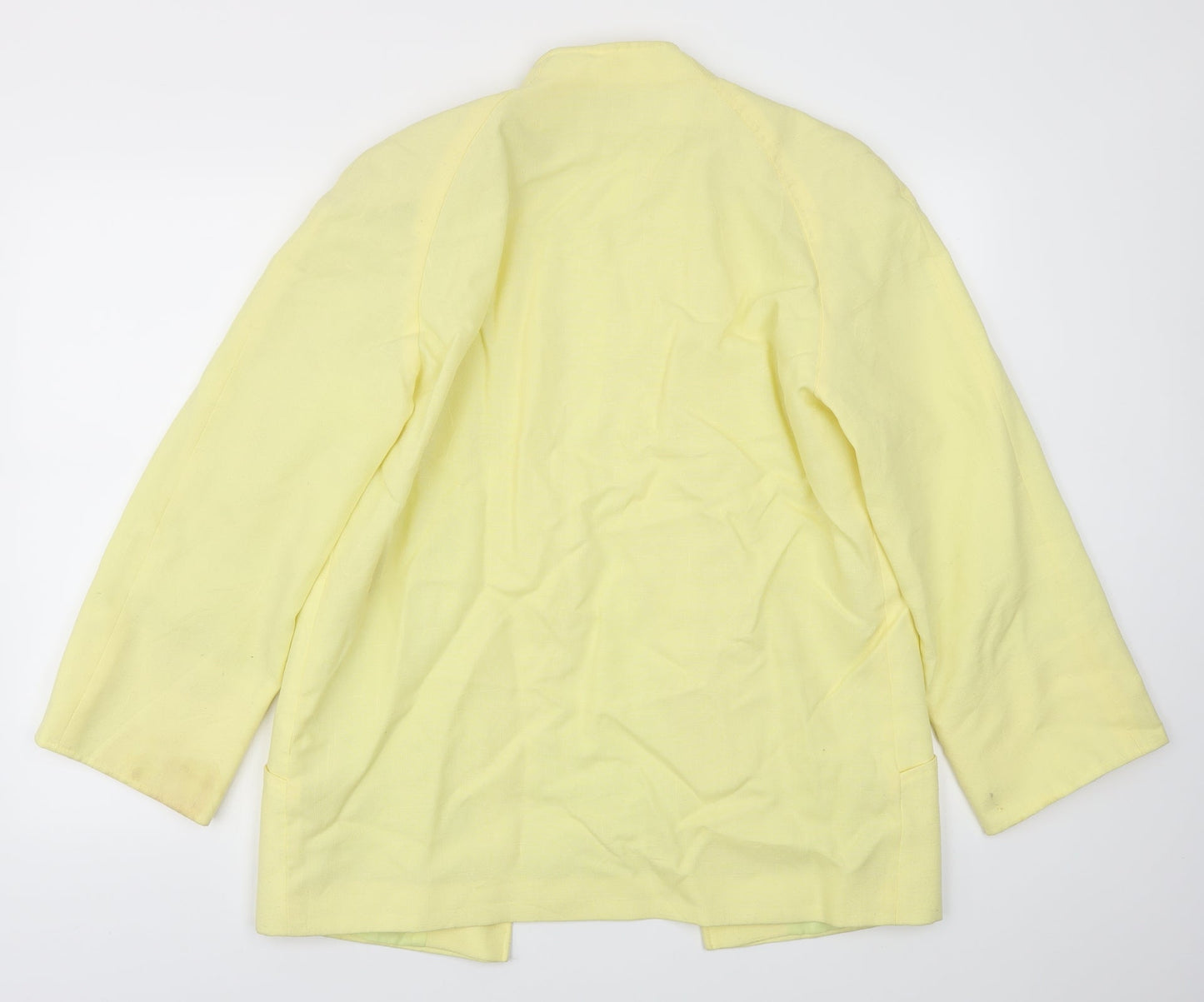Planet  Womens Yellow   Jacket Blazer Size 12