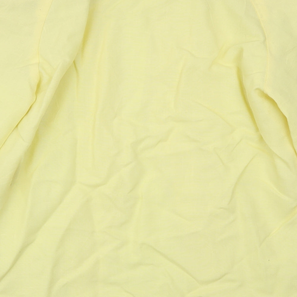 Planet  Womens Yellow   Jacket Blazer Size 12