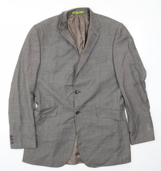Preworn Mens Grey   Jacket Blazer Size 40