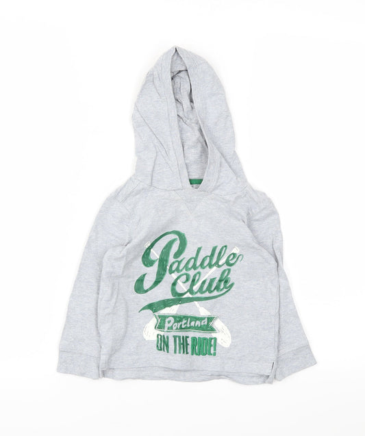 miniclub Boys Grey   Pullover Hoodie Size 2 Years