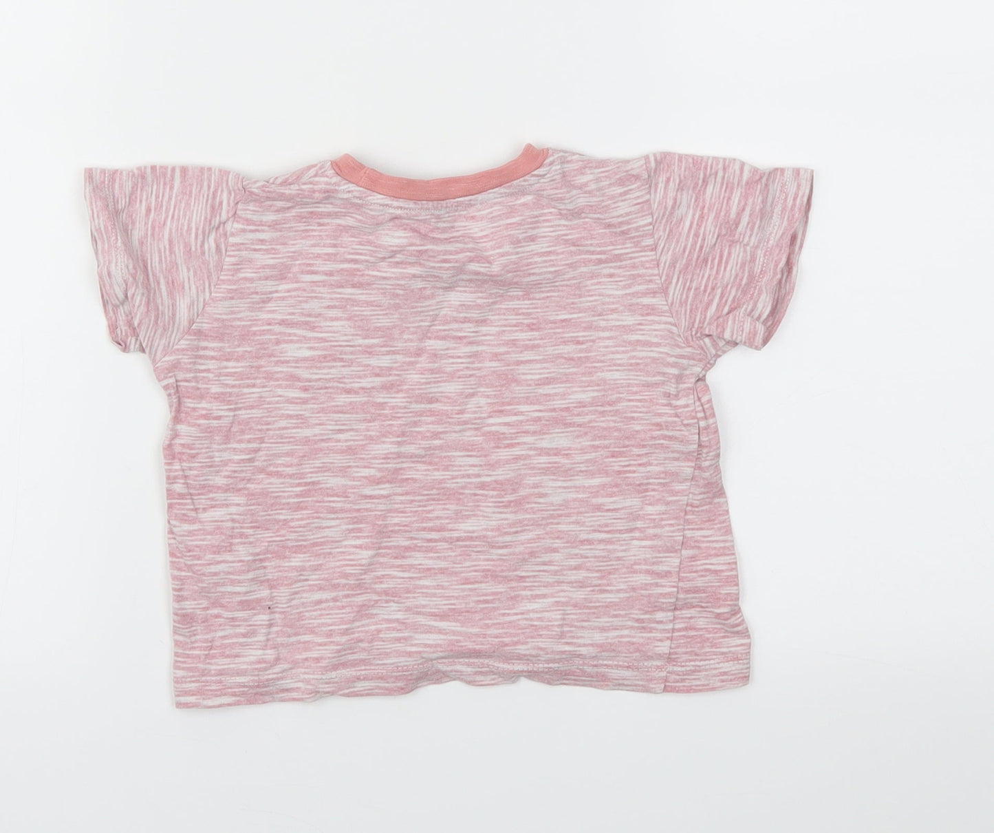 Matalan Boys Pink   Basic T-Shirt Size 18-24 Months