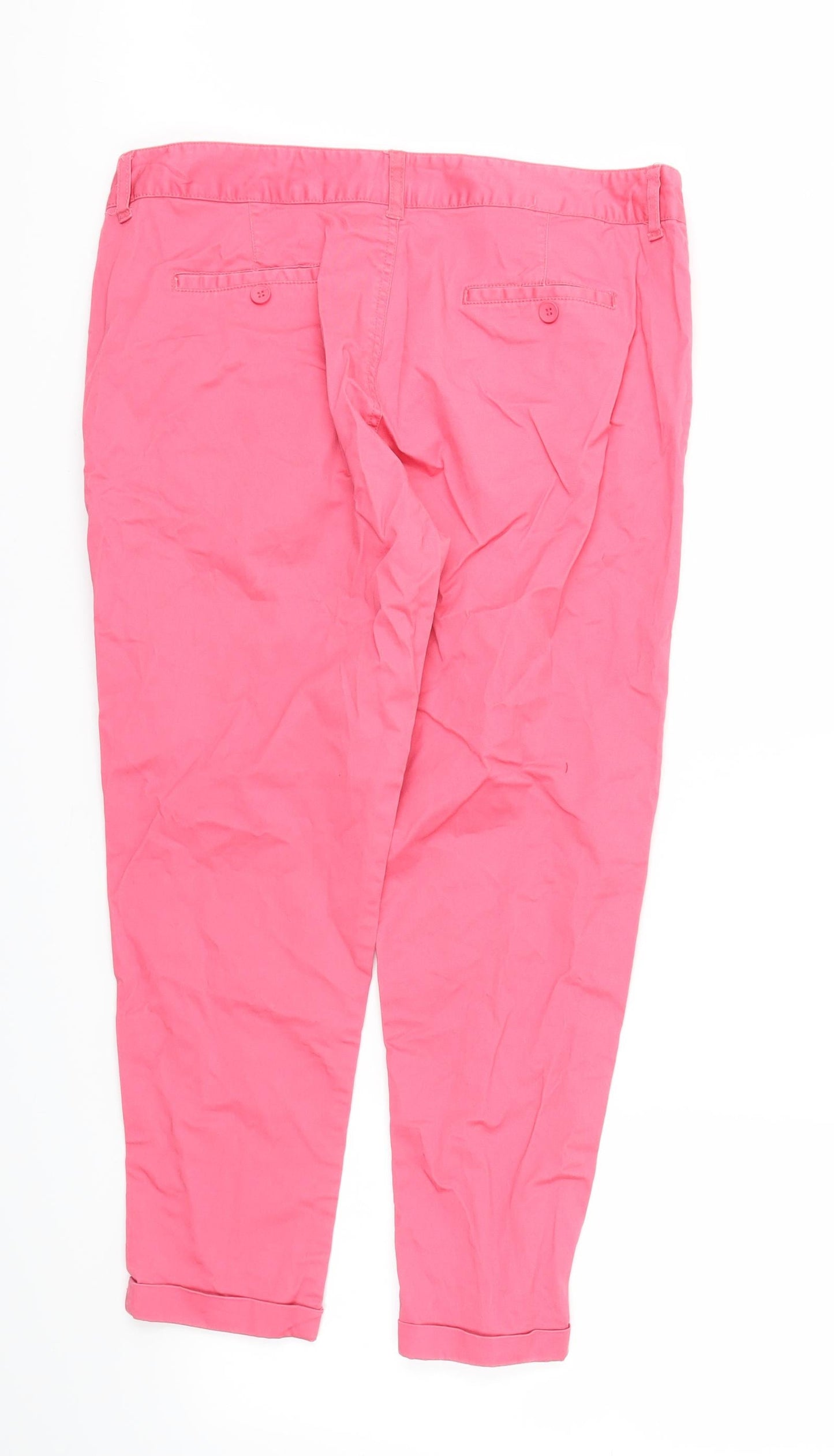 Preworn Womens Pink   Trousers  Size 18 L25 in