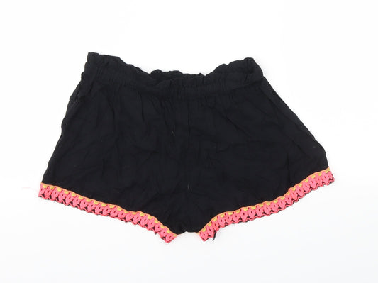 candy  Womens Black   Cut-Off Shorts Size 12 - Stretch waistband