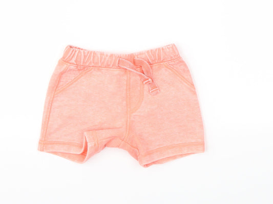 FRED&FLO  Boys Orange   Capri Trousers Size 6-9 Months