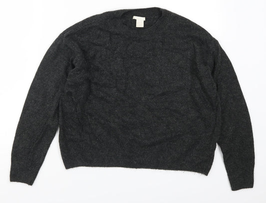 H&M Womens Grey   Pullover Jumper Size S