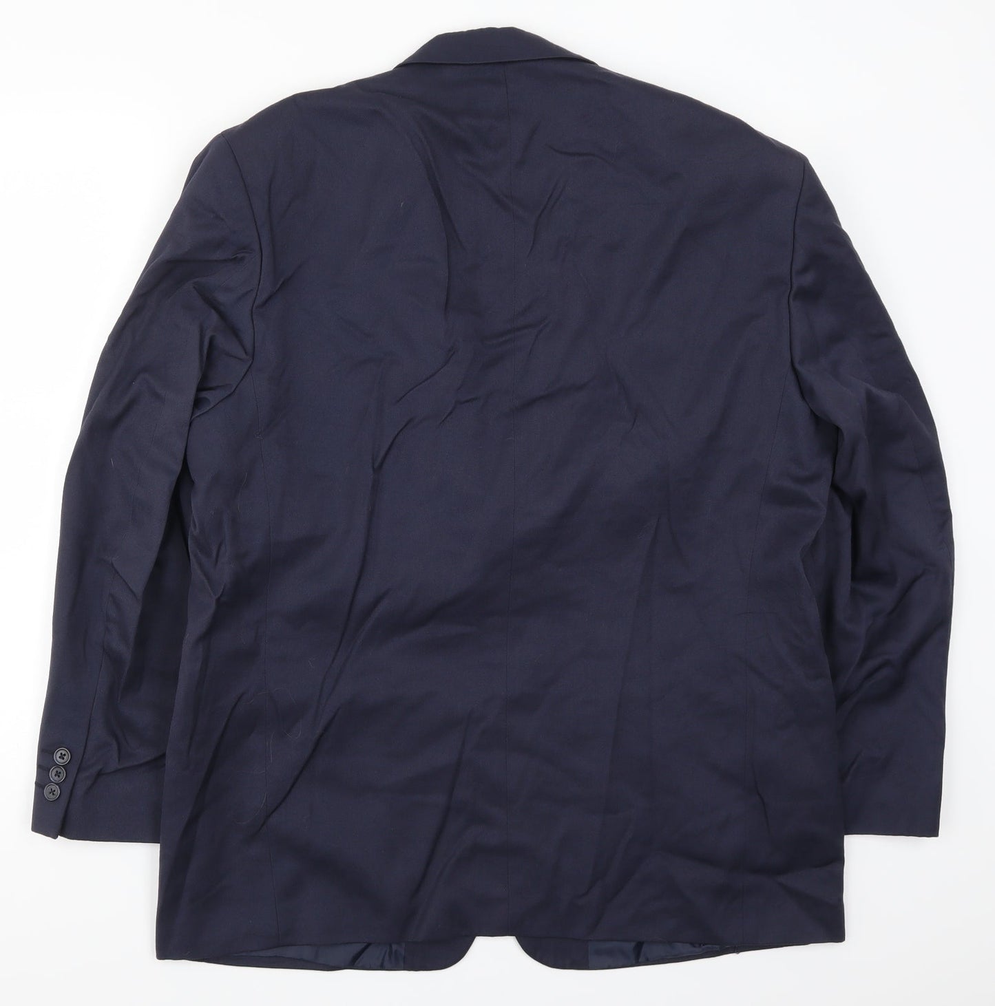 Essentials Mens Blue   Jacket Suit Jacket Size 44