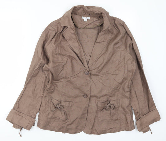 Queenspark Womens Brown   Jacket  Size 12