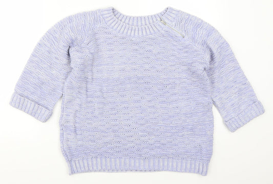 M&Co Womens Purple   Pullover Jumper Size 12