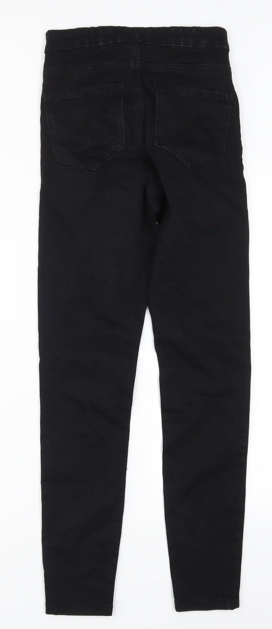 Denim Co Womens Black  Denim Skinny Jeans Size 8 L28 in