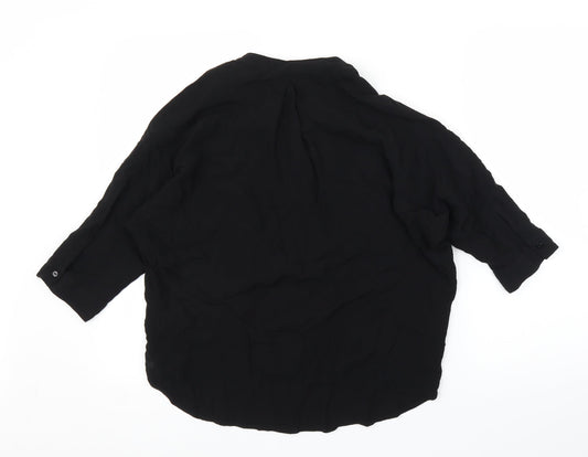 Monsoon Womens Black   Basic Blouse Size S