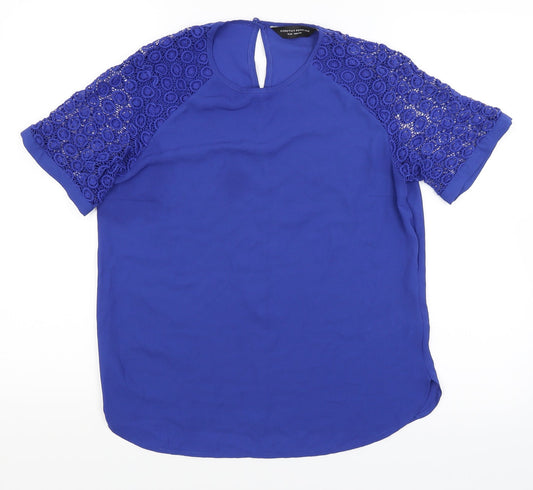 Dorothy Perkins Womens Blue   Basic T-Shirt Size 12
