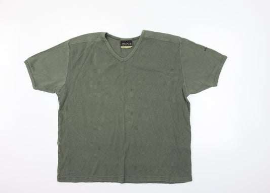 Atlantic Terrain Mens Green    T-Shirt Size XL