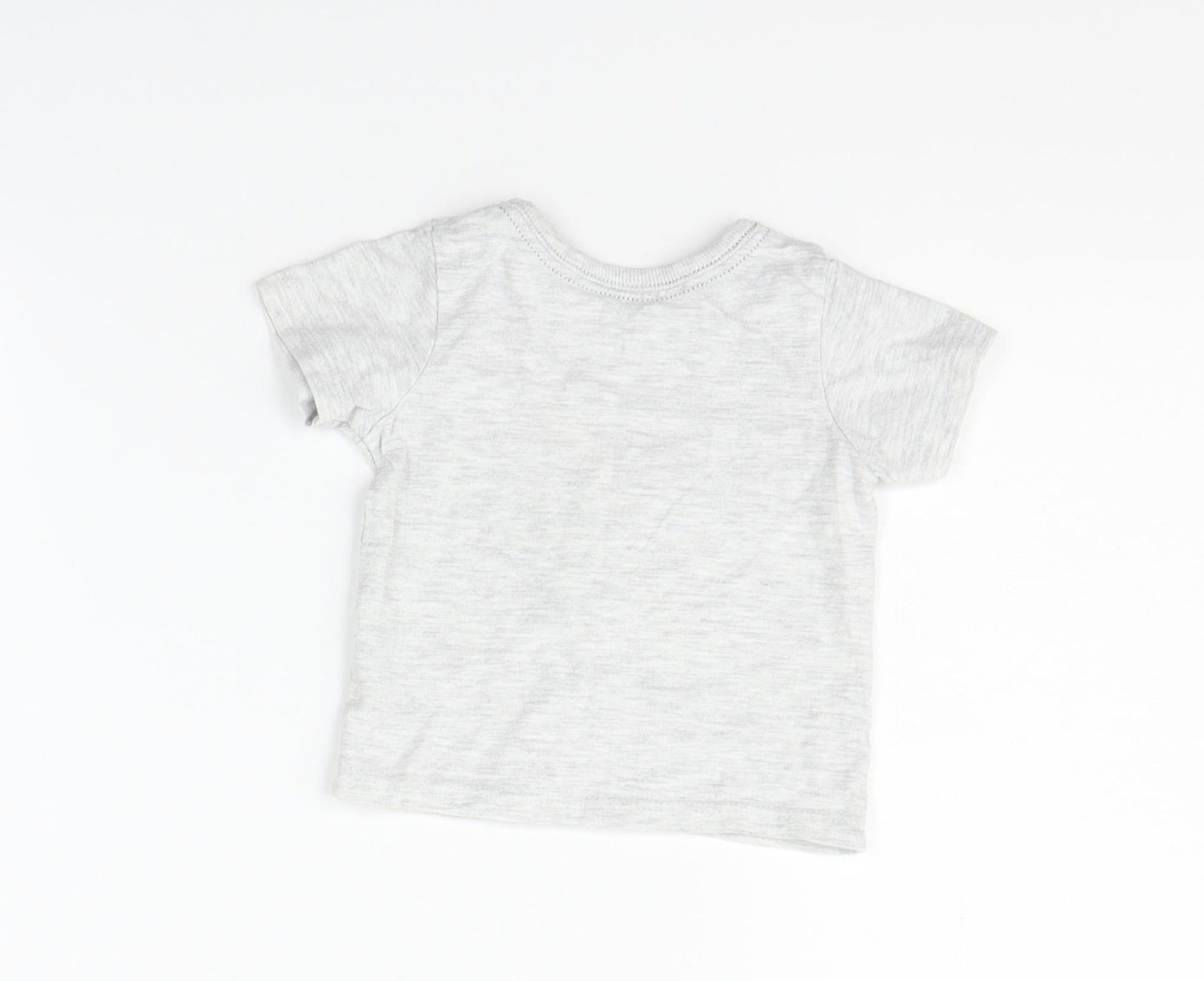 George Boys Grey   Basic T-Shirt Size 0-3 Months