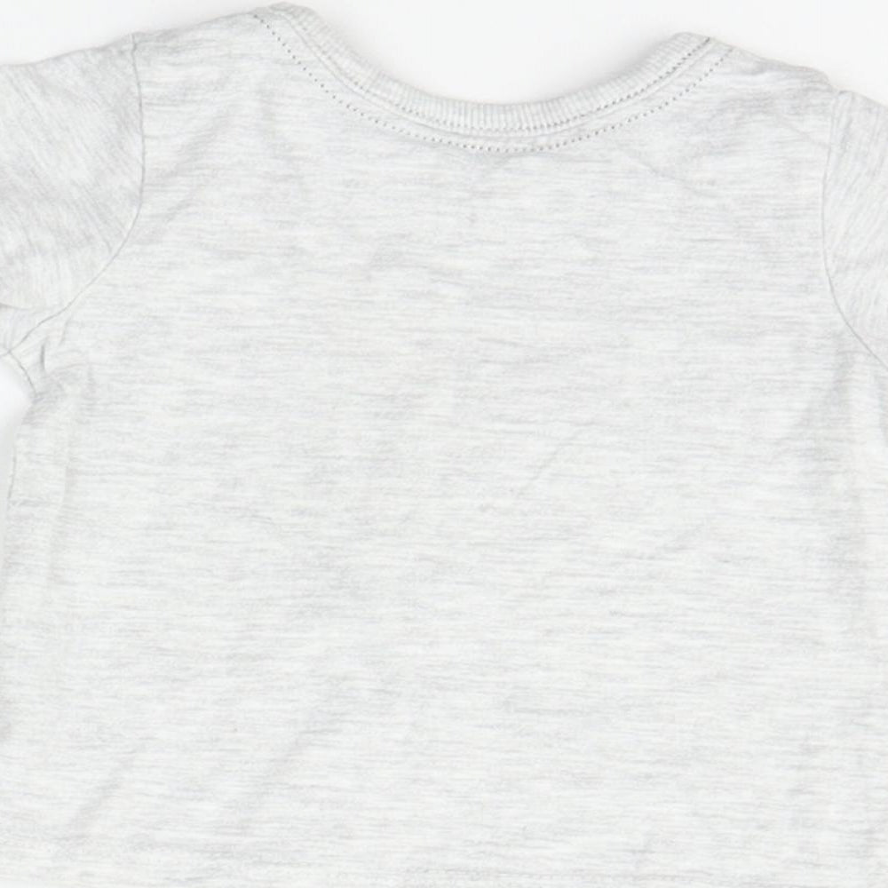 George Boys Grey   Basic T-Shirt Size 0-3 Months