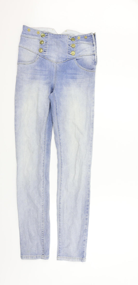 grf denim Womens Blue   Straight Jeans Size 8 L31 in