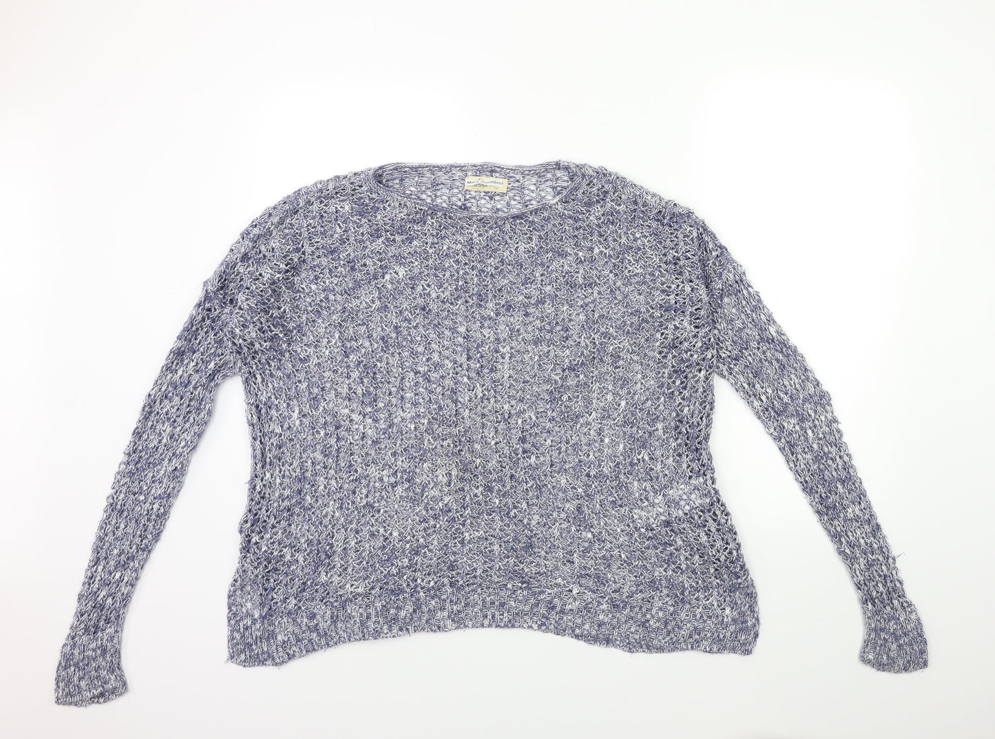 Hollister Womens Blue  Knit Pullover Jumper Size XS