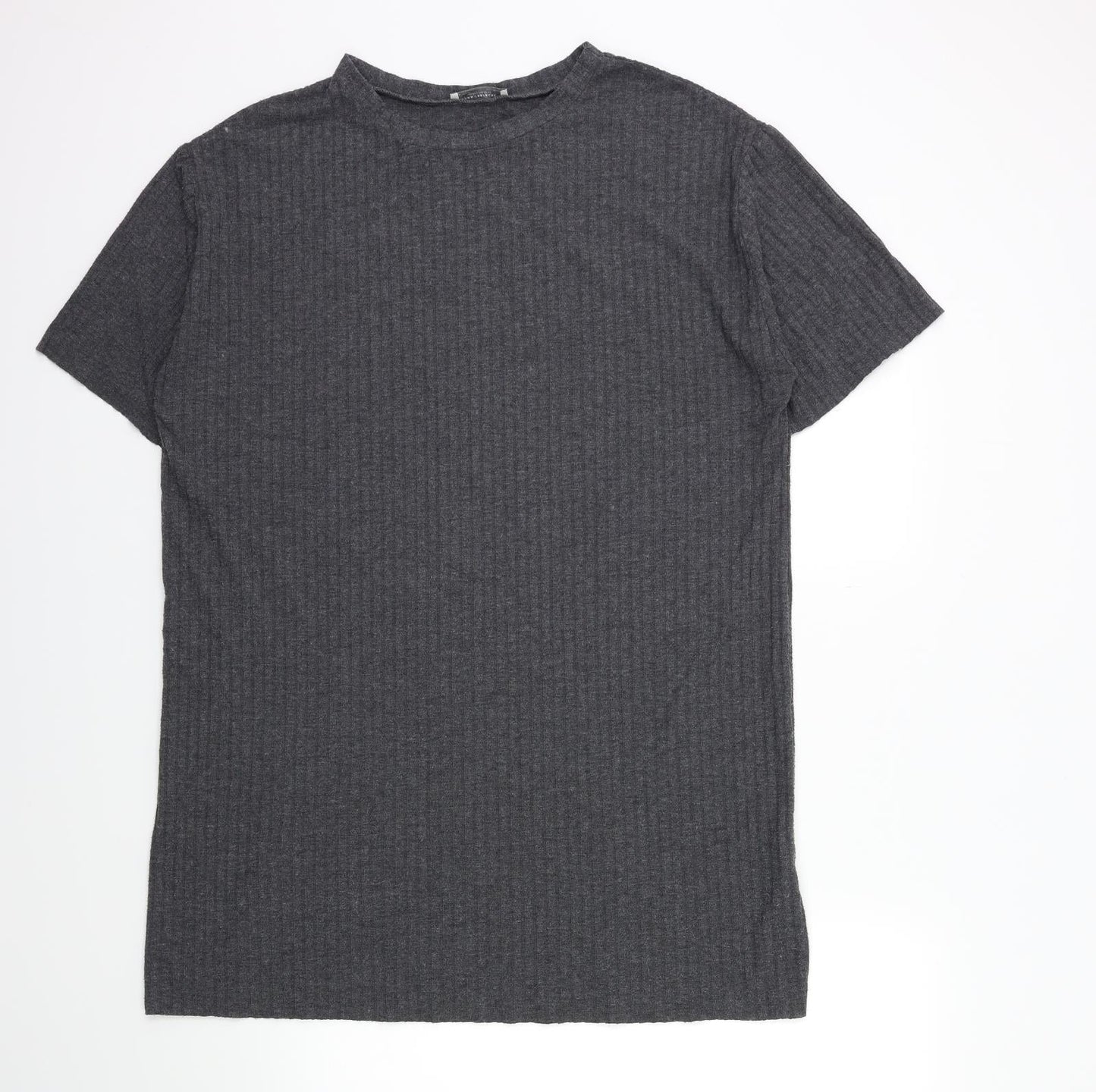 Zara Womens Grey   T-Shirt Dress  Size S