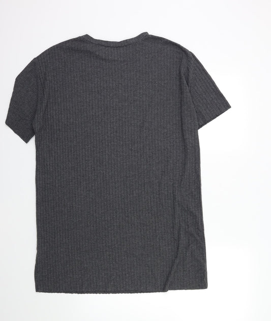 Zara Womens Grey   T-Shirt Dress  Size S