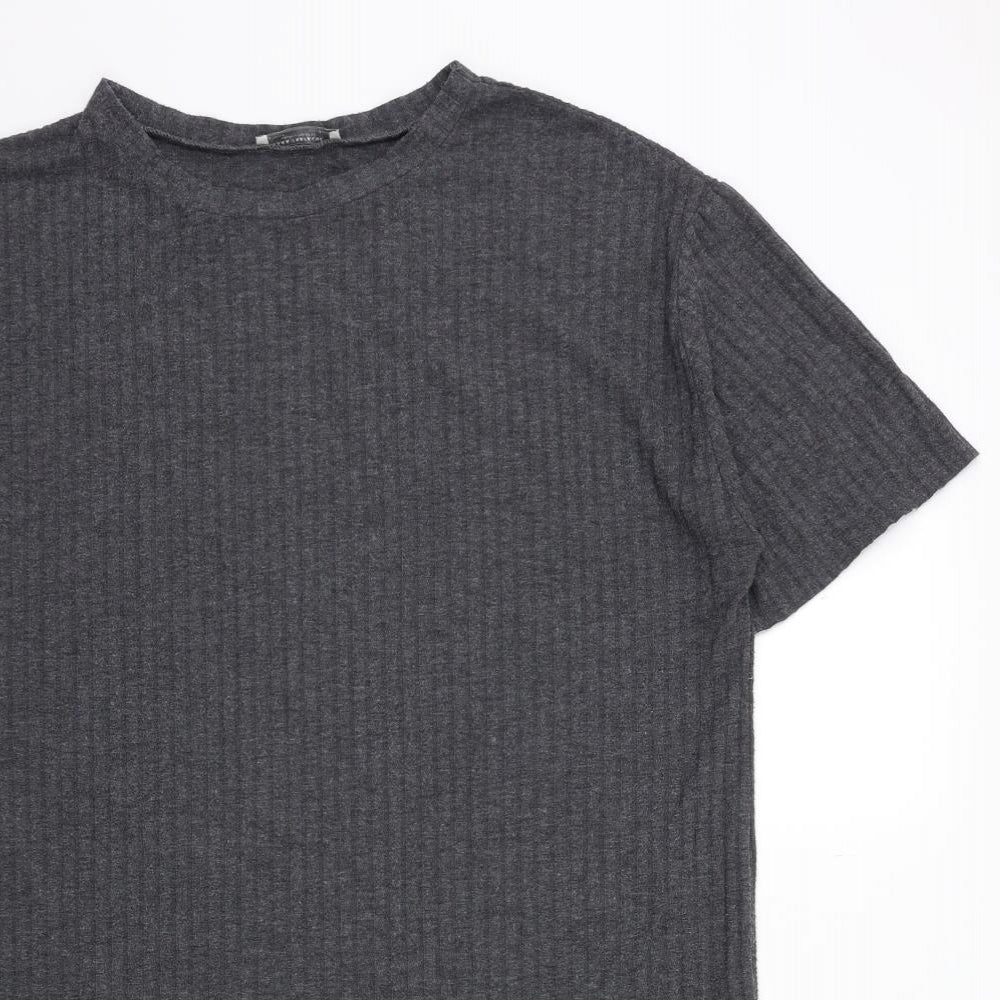 Zara Womens Grey   T-Shirt Dress  Size S