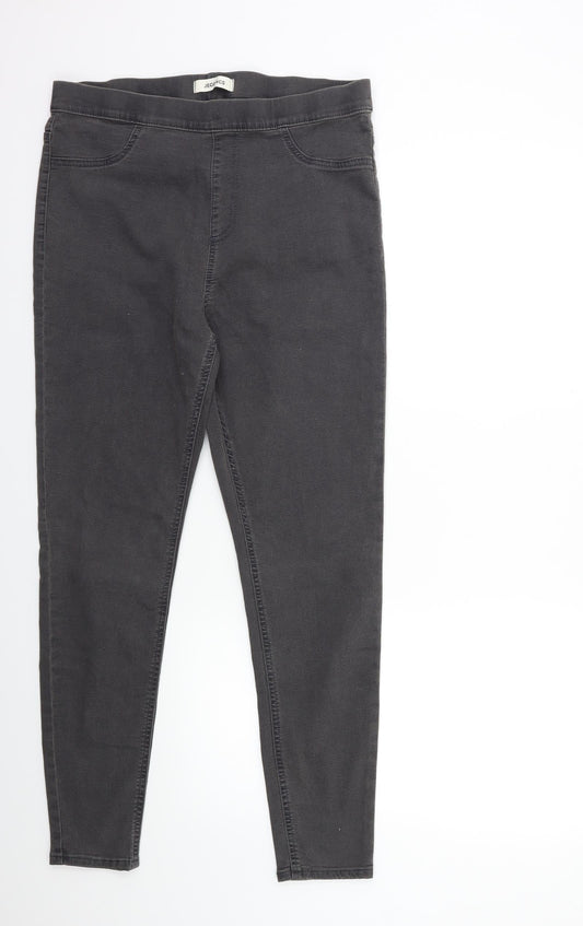 Marks and Spencer Womens Grey  Denim Jegging Jeans Size 32 in L26 in