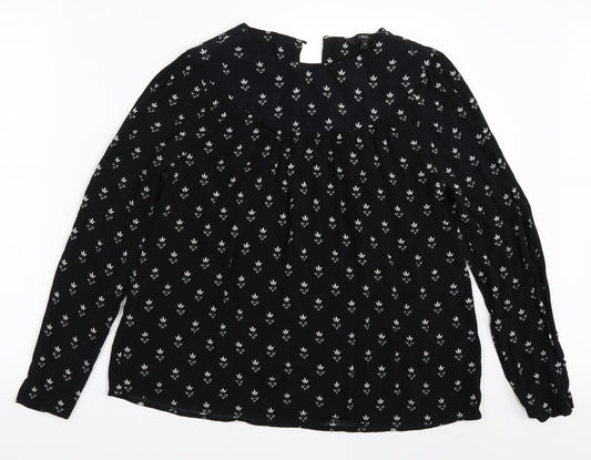 NEXT Womens Black   Basic Blouse Size 10