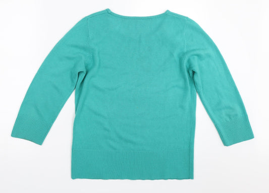 Preworn Womens Green   Pullover Jumper Size M