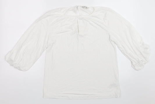 NEXT Womens White   Basic T-Shirt Size 10