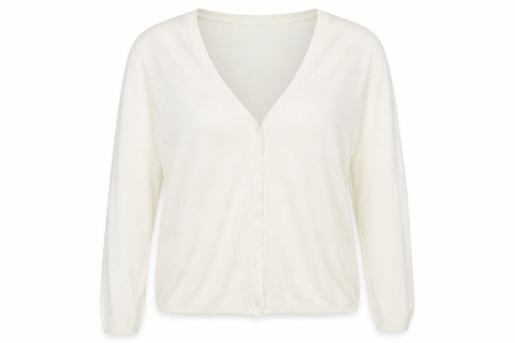 R Womens Ivory   Cardigan Jumper Size 18