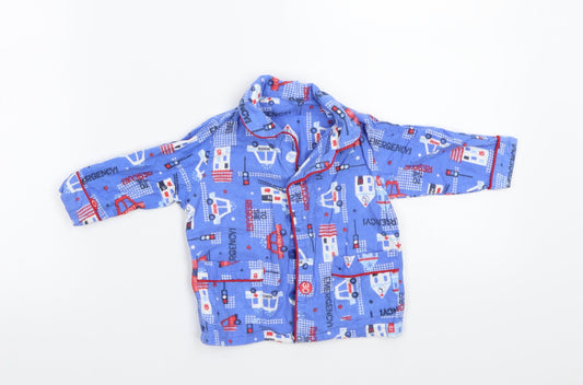 Early days  Girls Blue   Basic Button-Up Size 6-9 Months