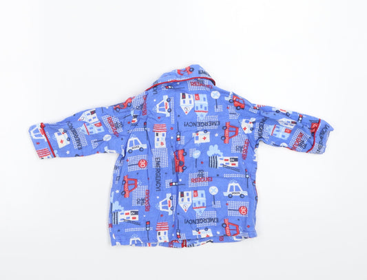 Early days  Girls Blue   Basic Button-Up Size 6-9 Months