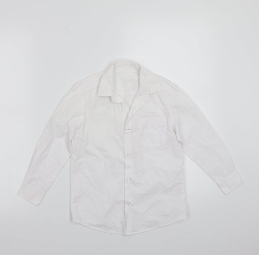 George Boys White   Basic Button-Up Size 4-5 Years
