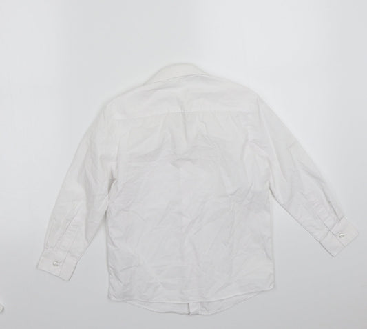 George Boys White   Basic Button-Up Size 4-5 Years