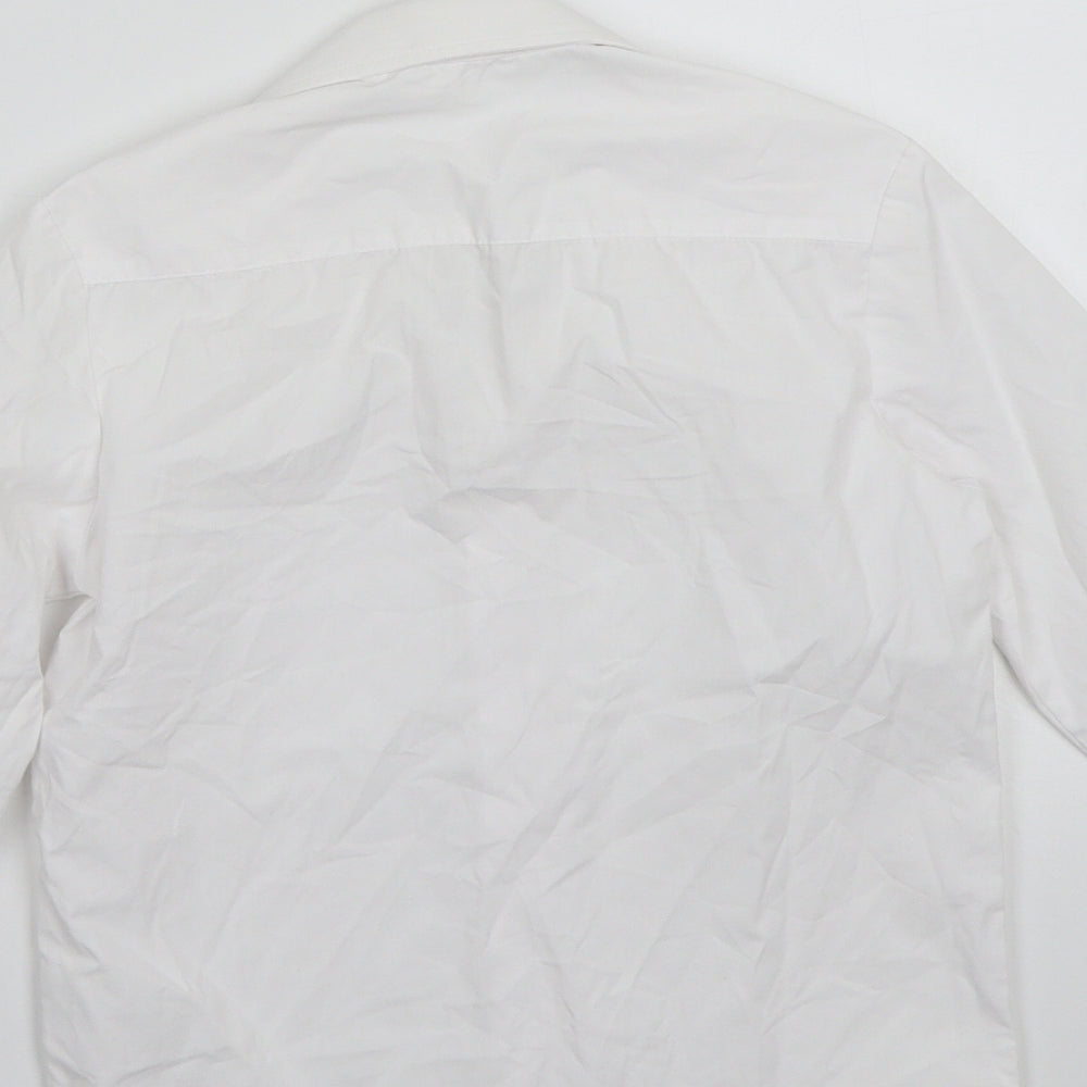 George Boys White   Basic Button-Up Size 4-5 Years