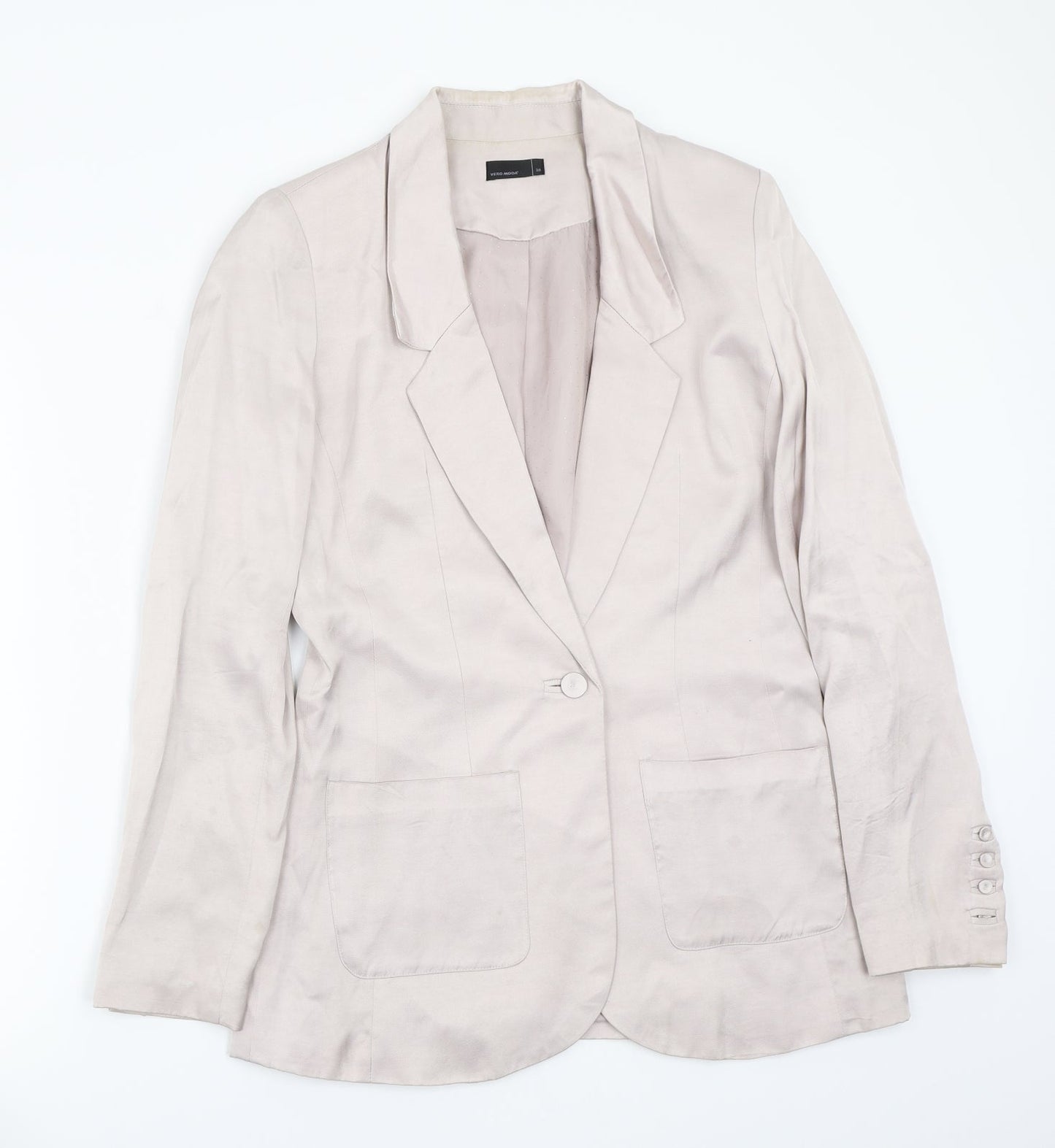 VERO MODA Womens Purple   Jacket Suit Jacket Size 10