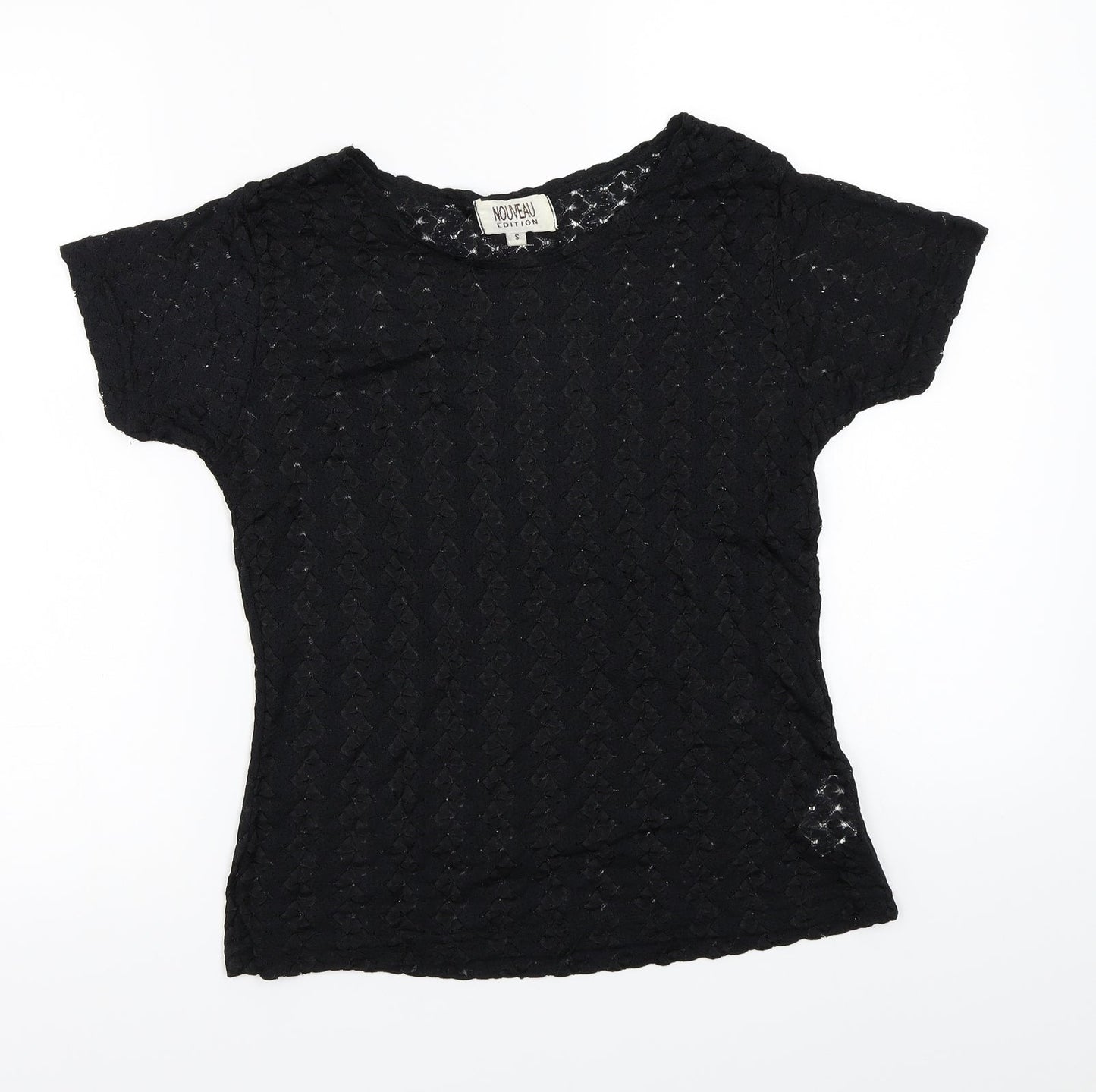 Nouveau Womens Black   Basic T-Shirt Size S