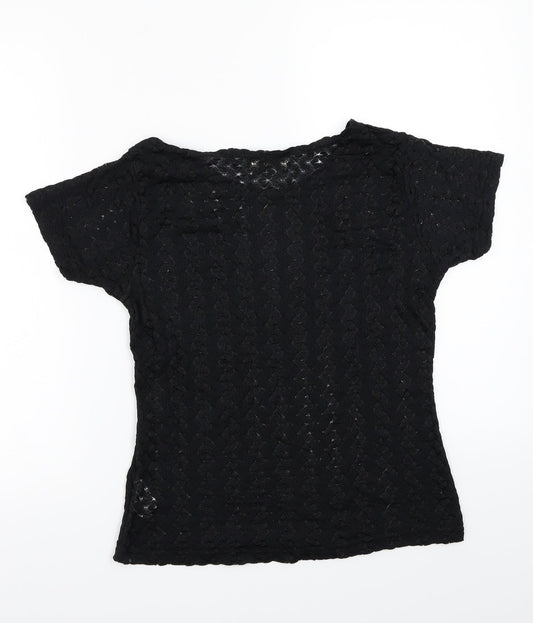 Nouveau Womens Black   Basic T-Shirt Size S