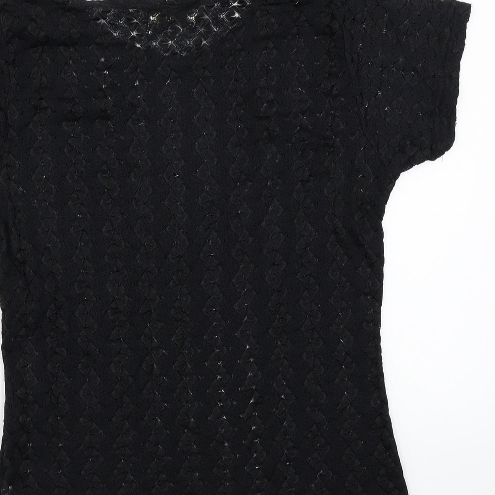 Nouveau Womens Black   Basic T-Shirt Size S