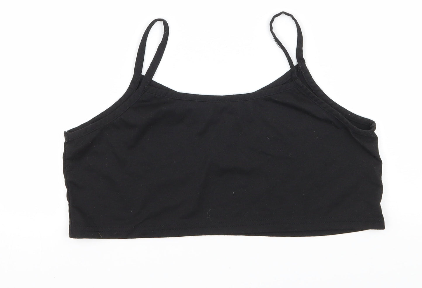 Preworn Womens Black  Jersey Camisole Tank Size S  - Love