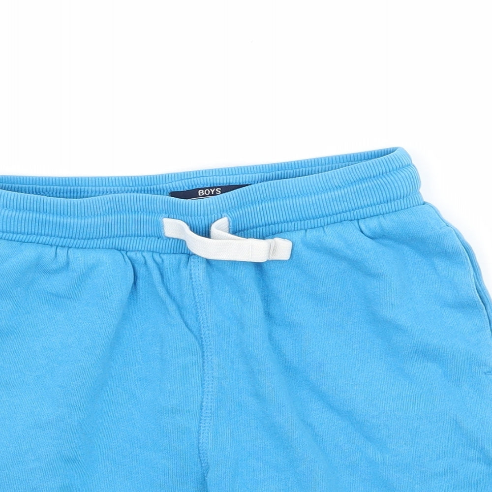 Matalan Boys Blue  Jersey Sweat Shorts Size 6 Years