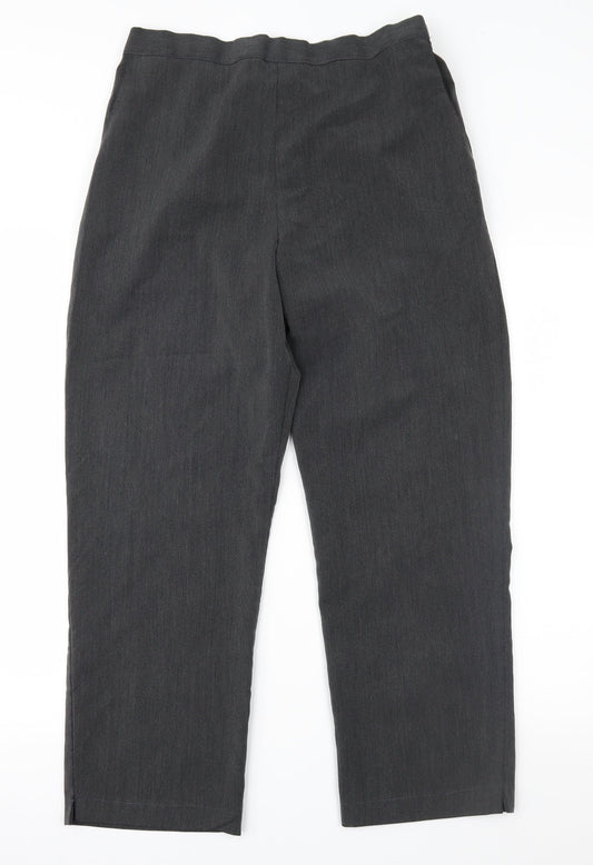 Preworn Womens Grey   Trousers  Size 34 in L27 in