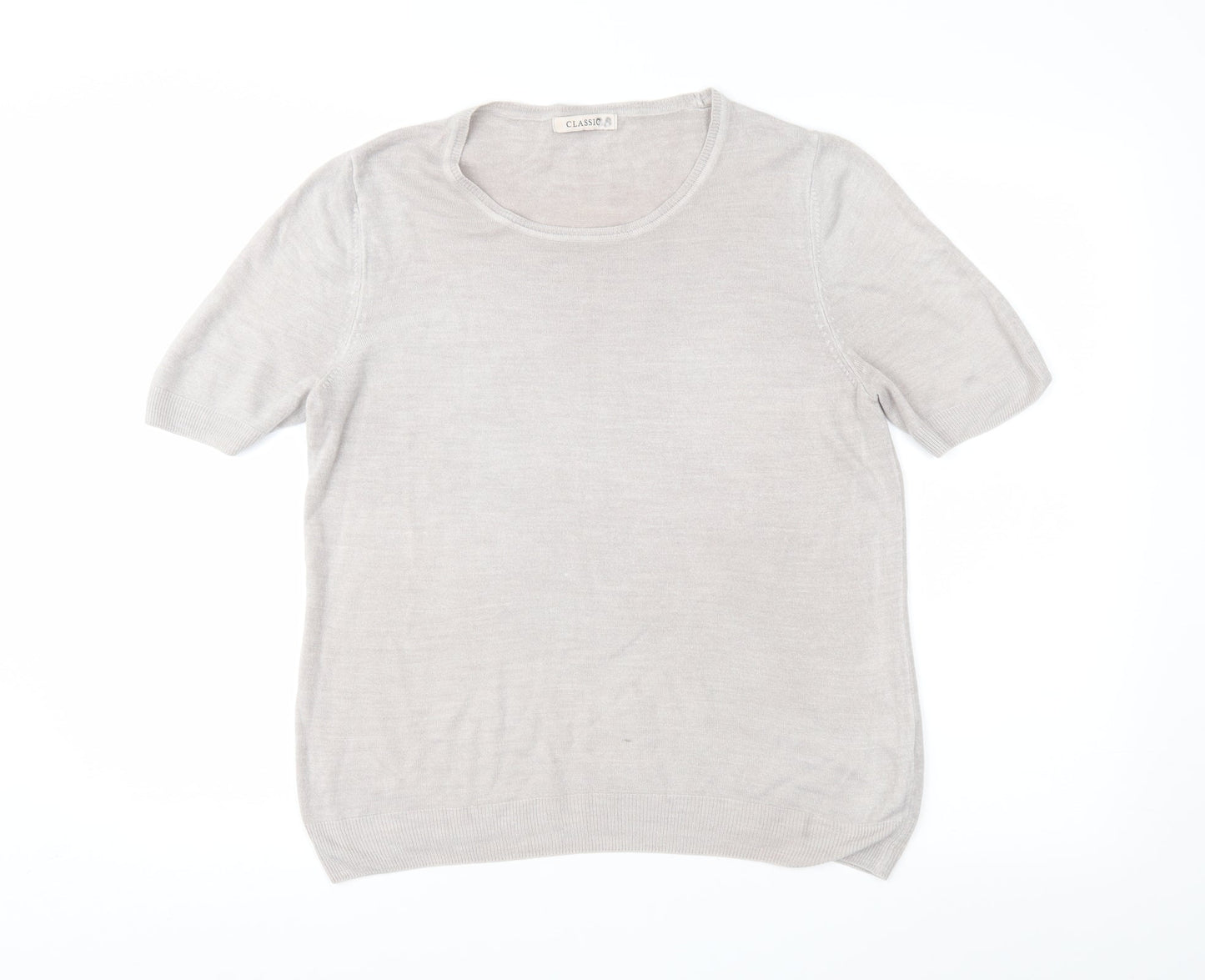 Marks and Spencer Womens Silver   Pullover Jumper Size 16