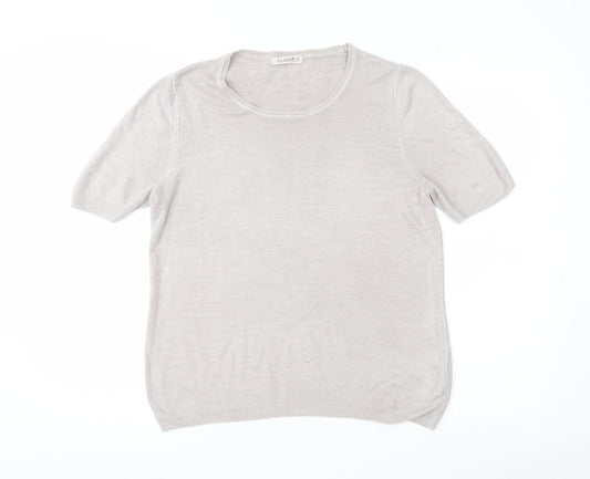 Marks and Spencer Womens Silver   Pullover Jumper Size 16