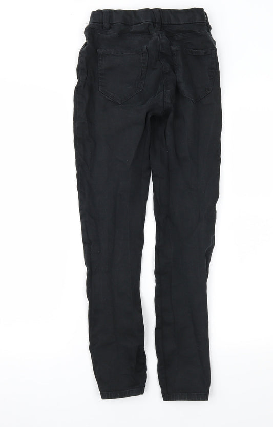 NEXT Womens Black  Denim Skinny Jeans Size 6 L28.5 in