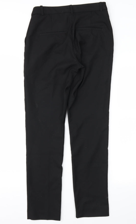 H&M Womens Black   Trousers  Size 8 L28 in