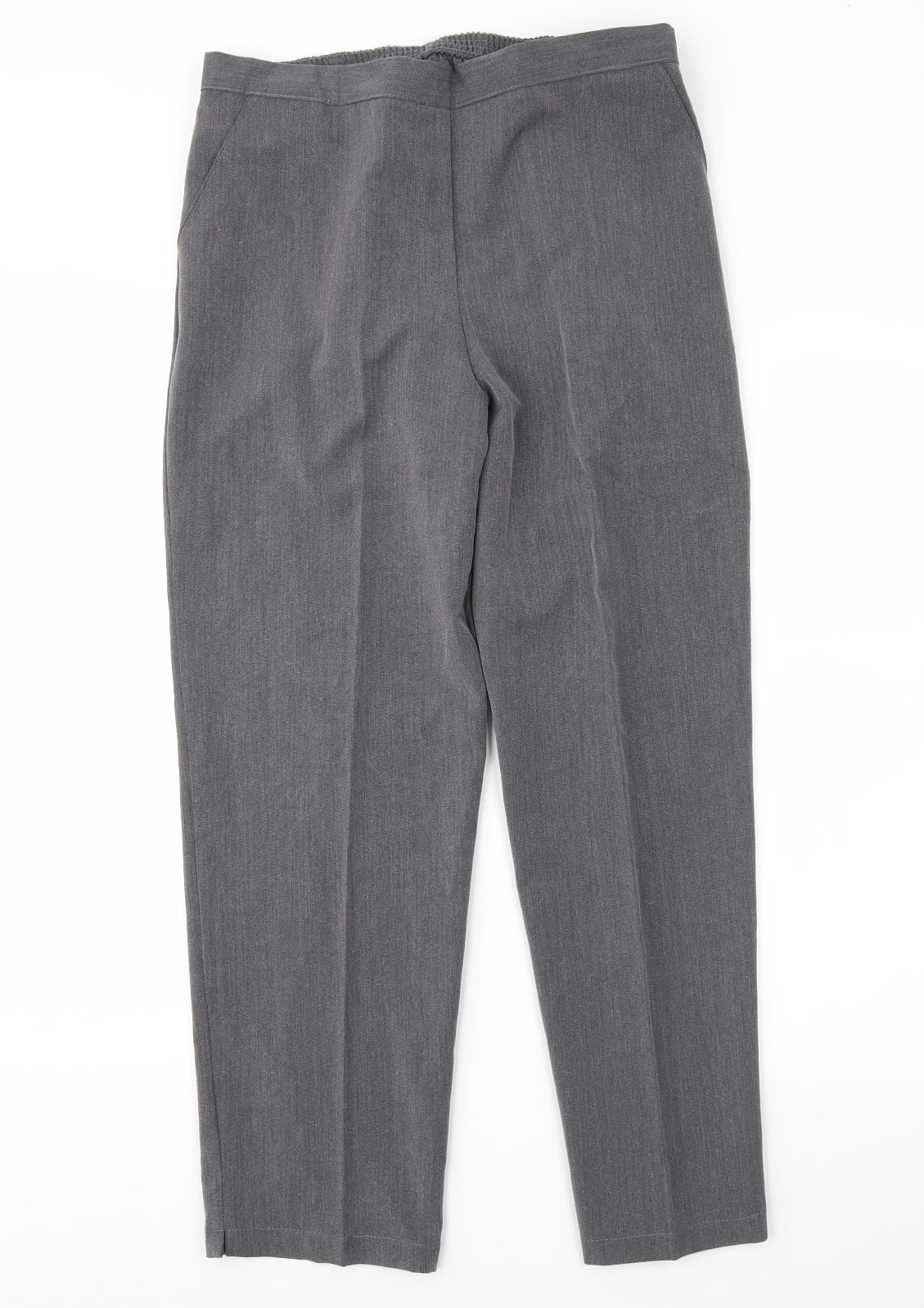 Classic Image Womens Grey   Trousers  Size 12 L27 in