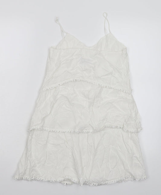 Dry Lake Womens White   Basic Tank Size XS